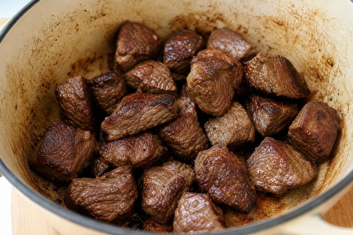 Brown the beef