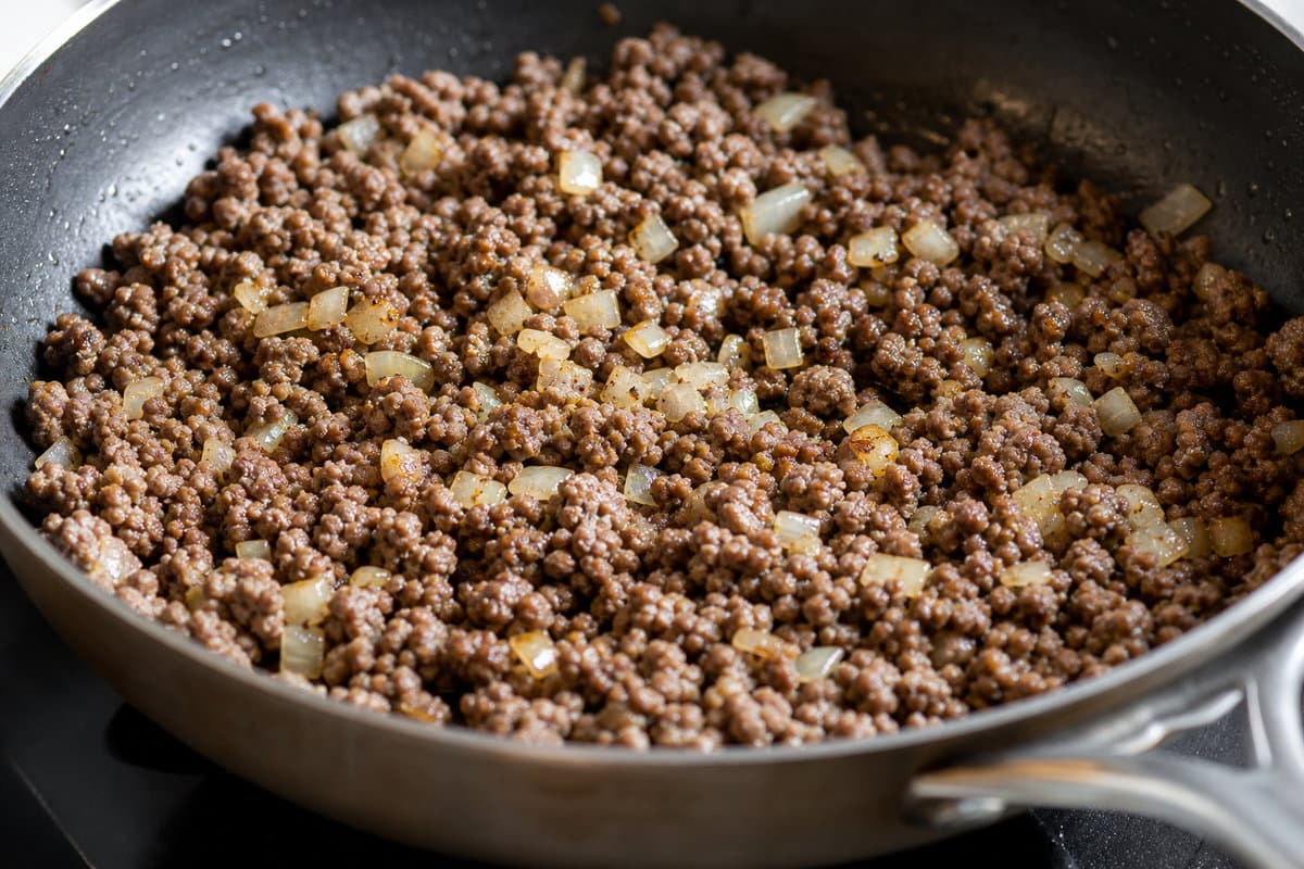 Brown the beef