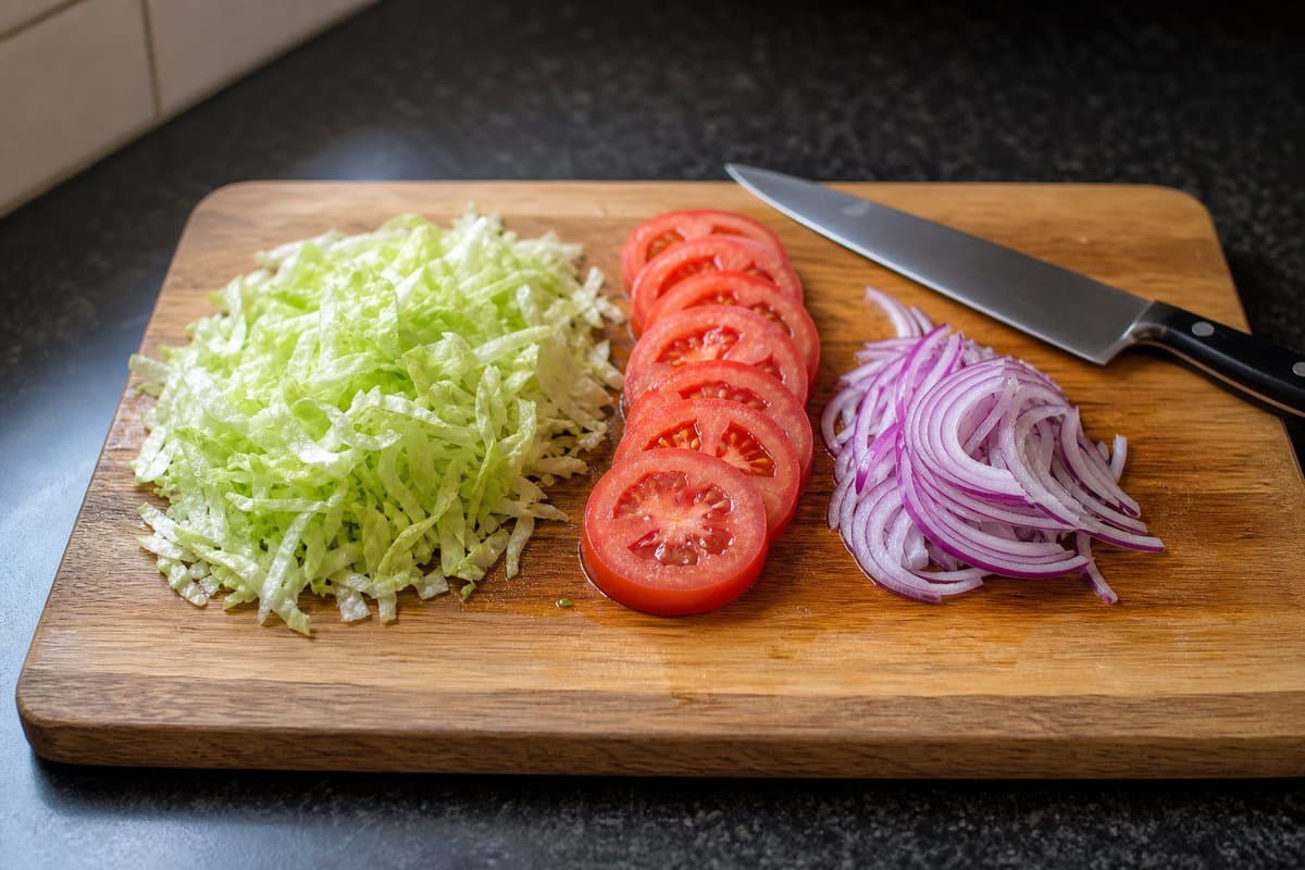 Prep the toppings