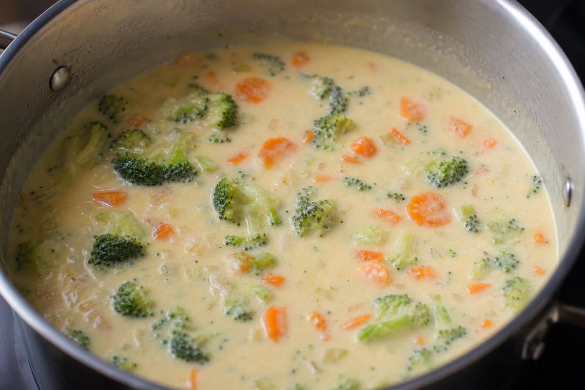 Simmer the soup