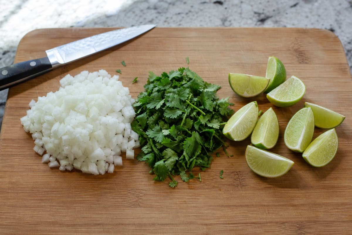 Prep the toppings