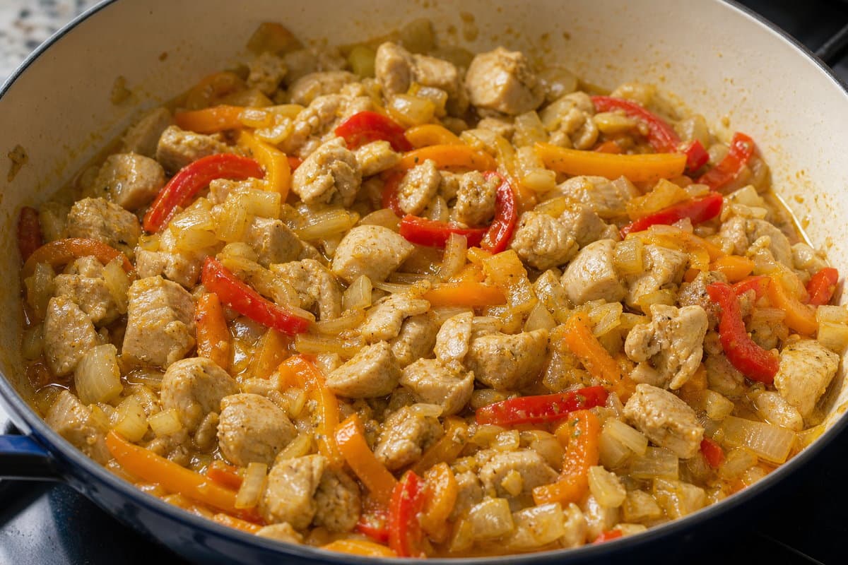 Cook the chicken