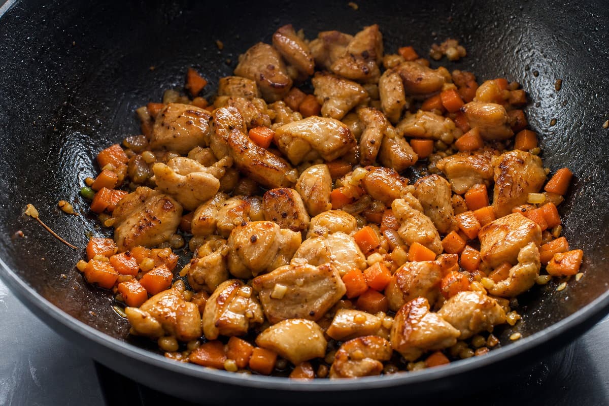 Cook the chicken