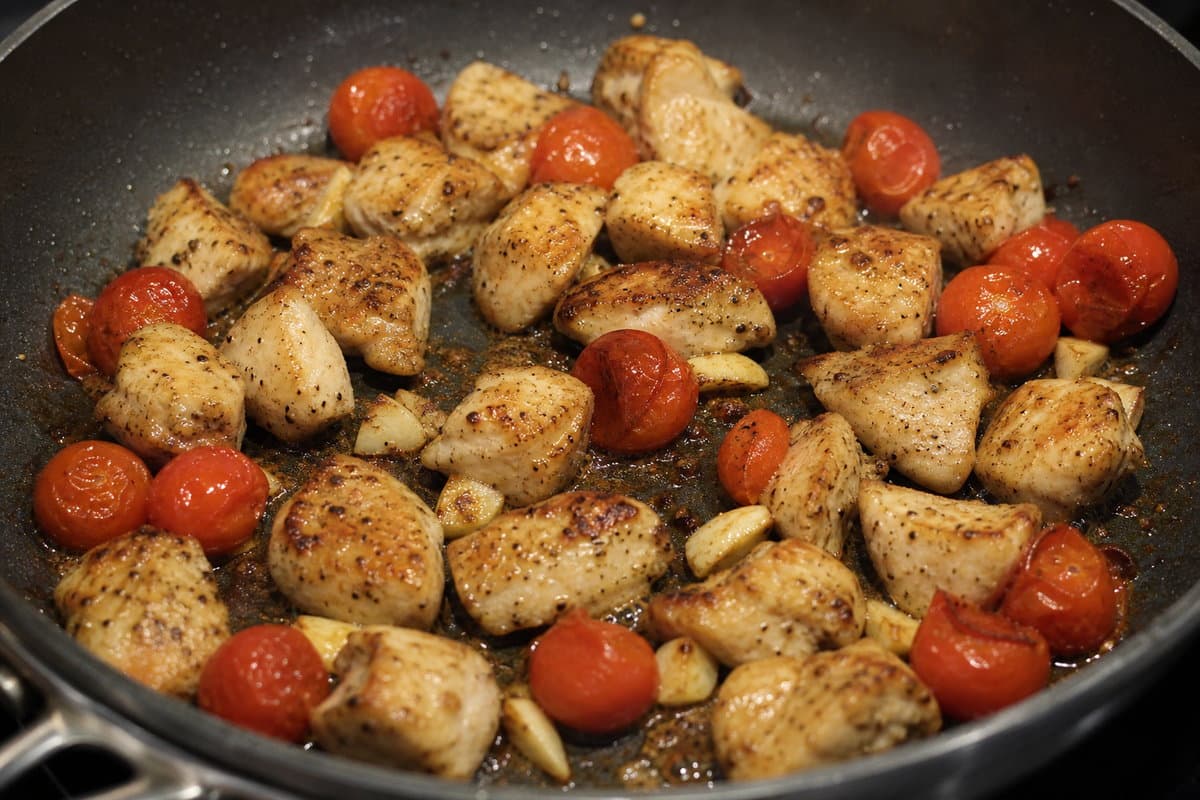 Sear the chicken