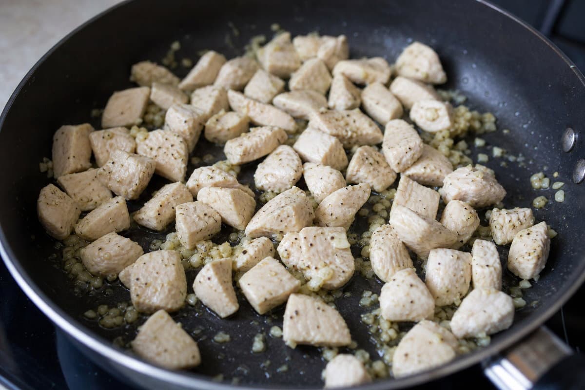 Cook the chicken