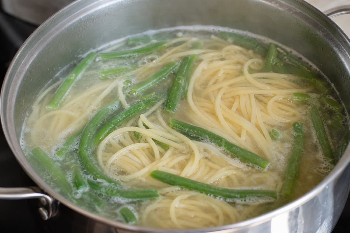 Boil the pasta