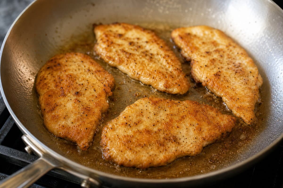 Crisp the cutlets