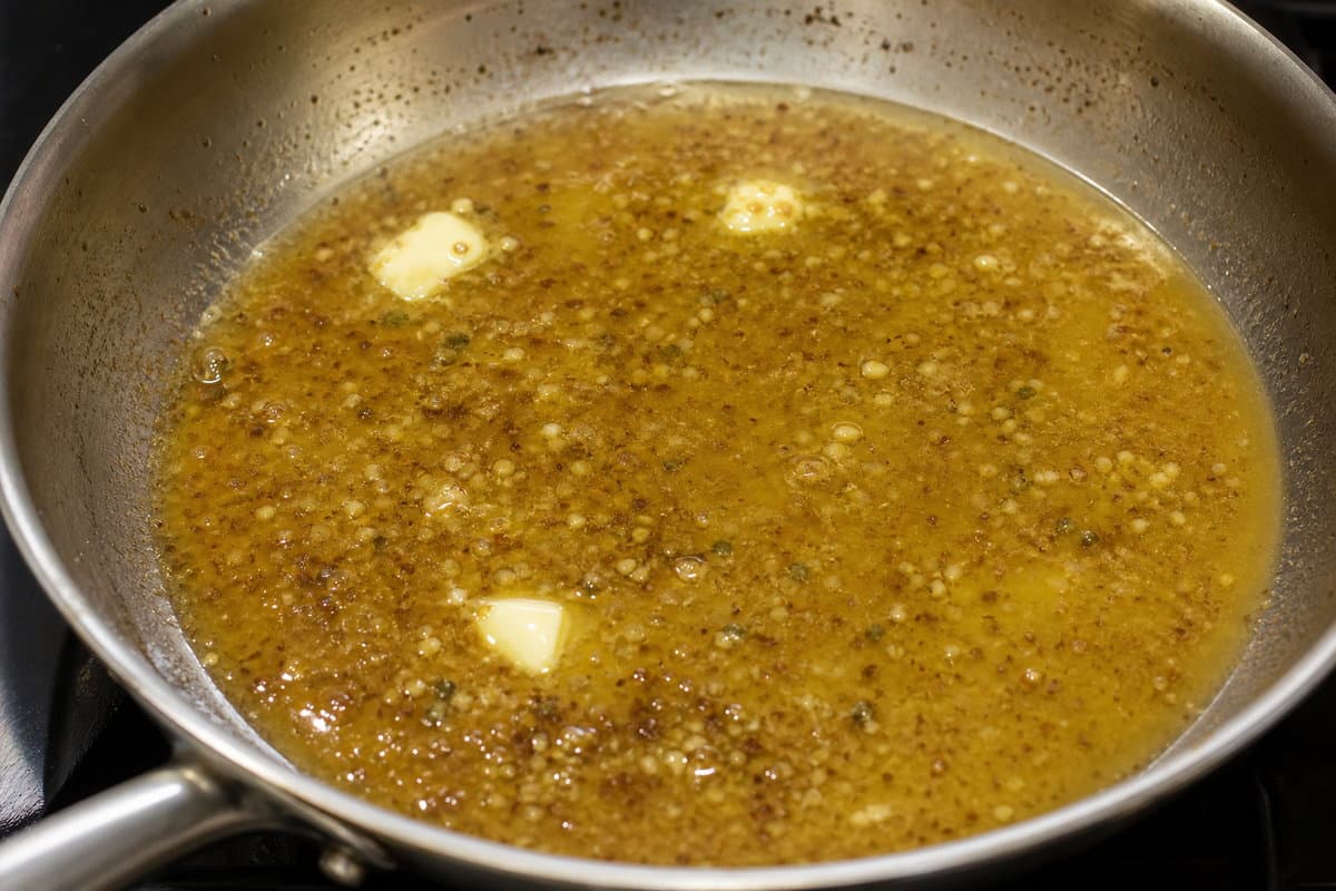 Make the piccata sauce