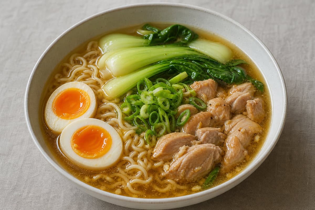 Chicken Ramen-Style Noodle Soup