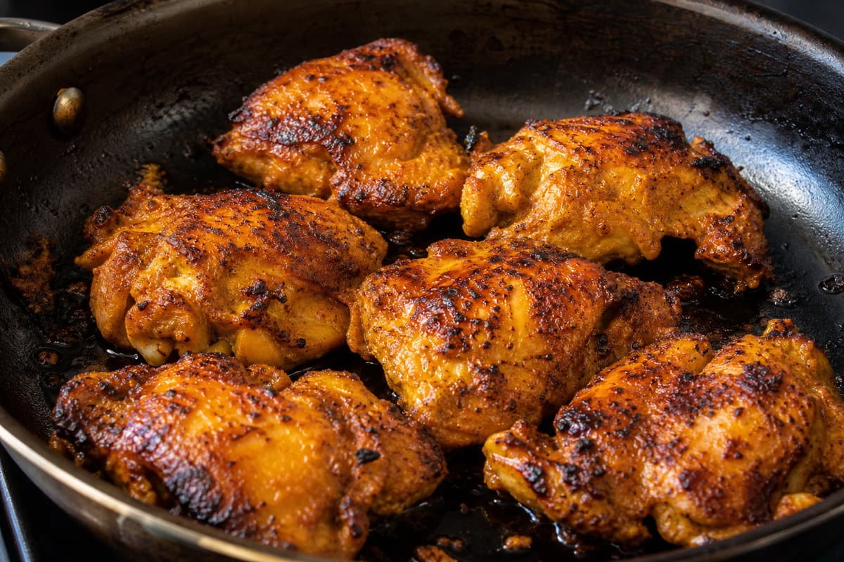 Char the chicken