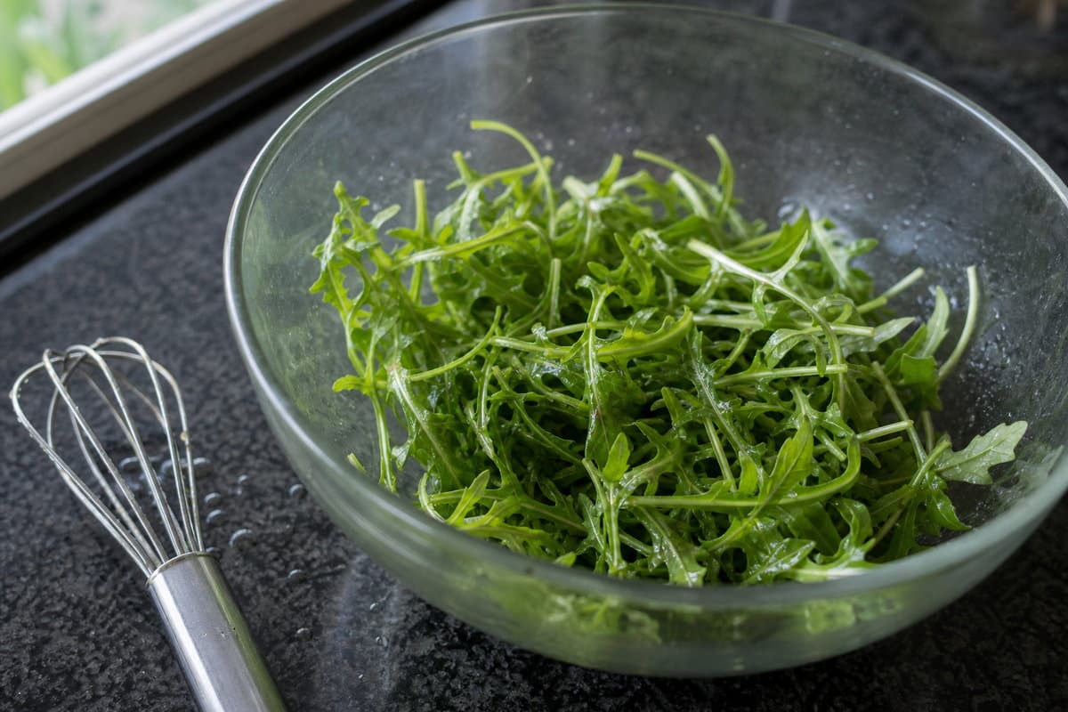 Dress the salad