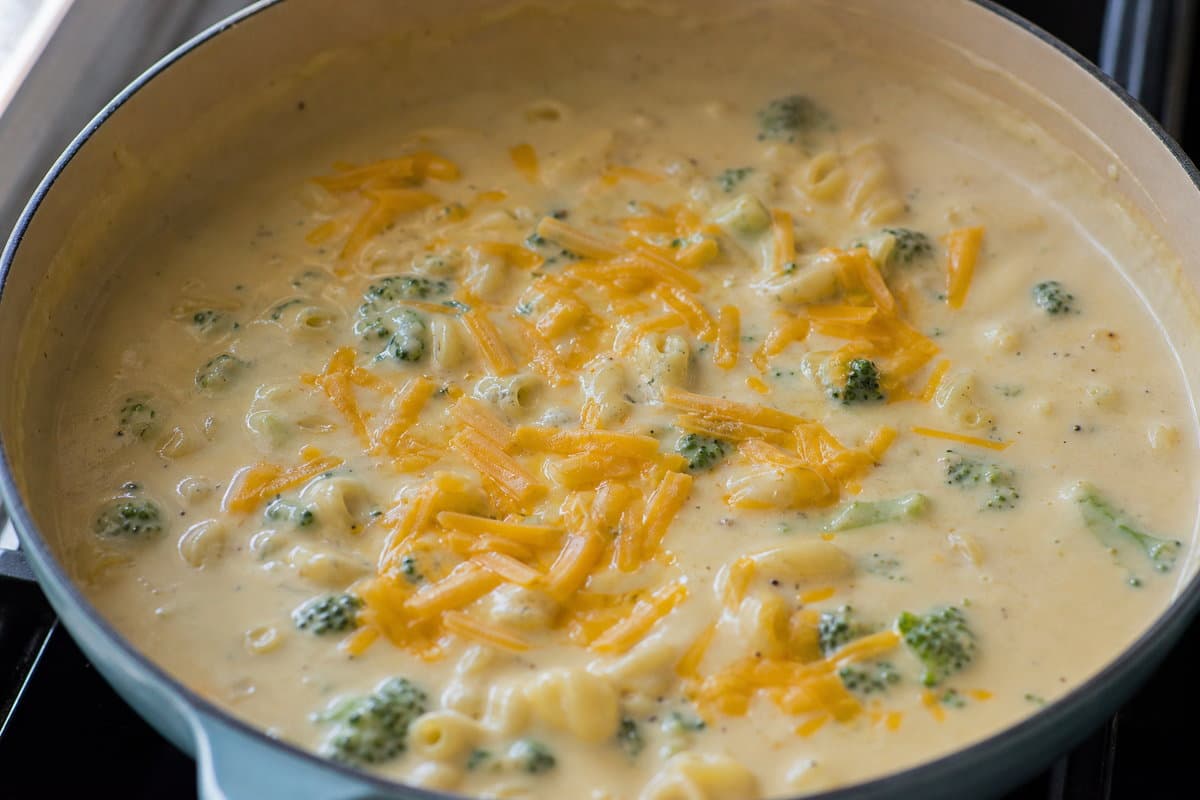 Make the cheese sauce