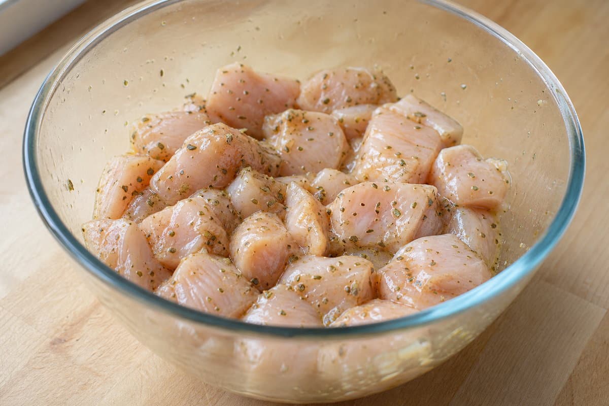 Marinate the chicken