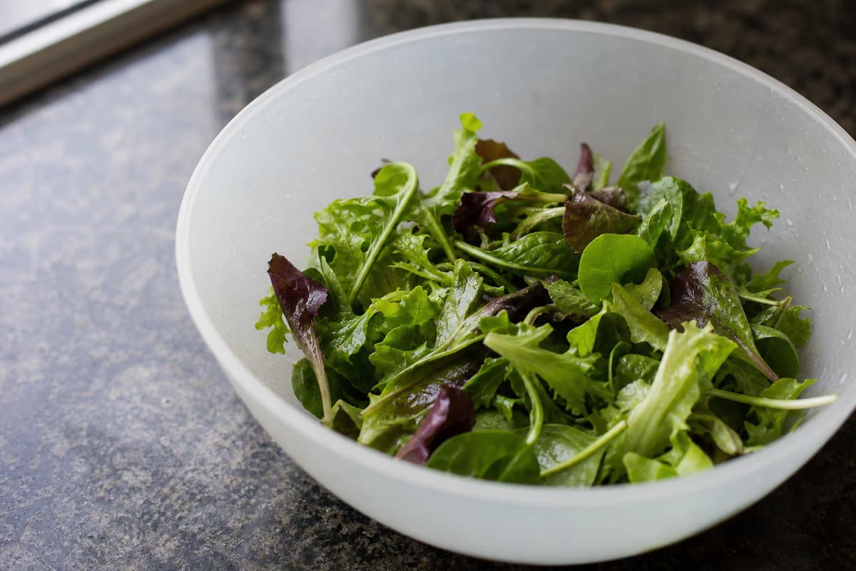 Dress the salad