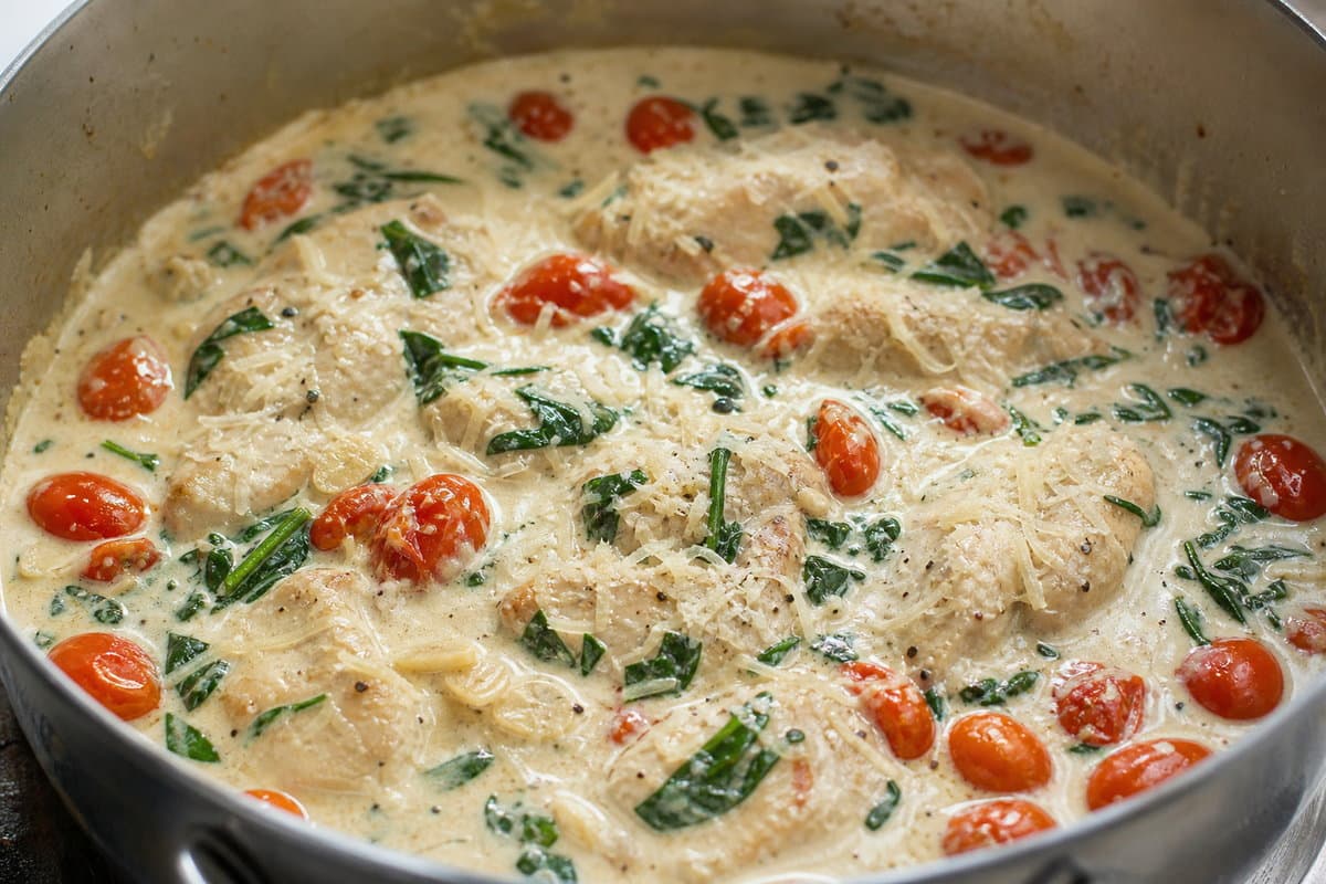 Tuscan cream sauce