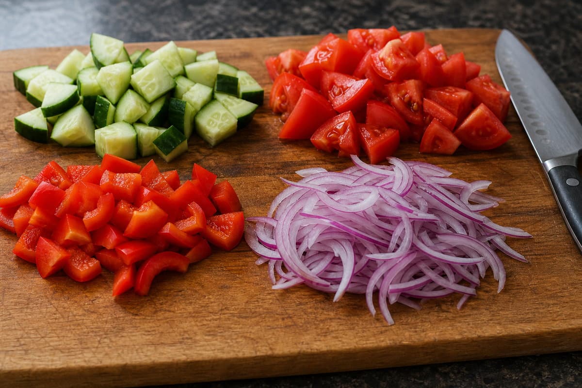 Prep the salad