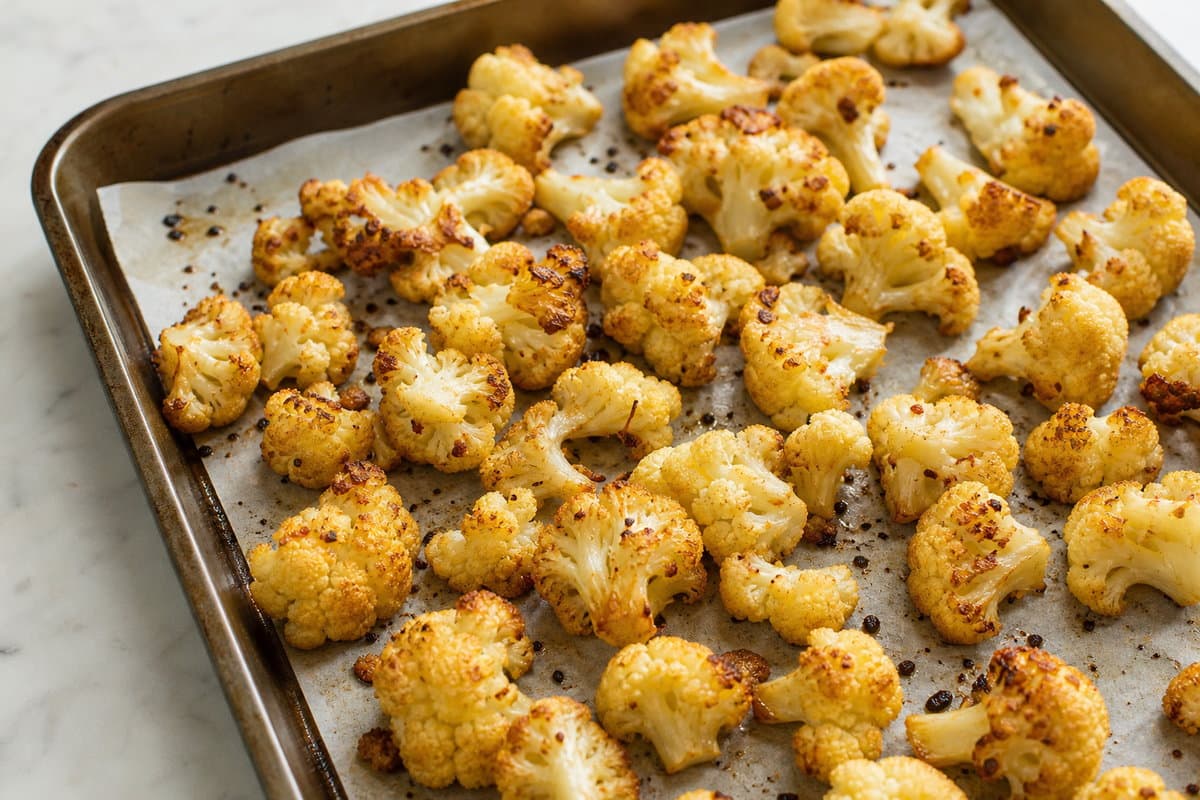 Roast the cauliflower