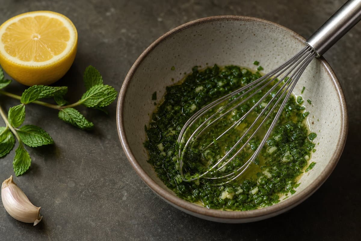 Mint dressing