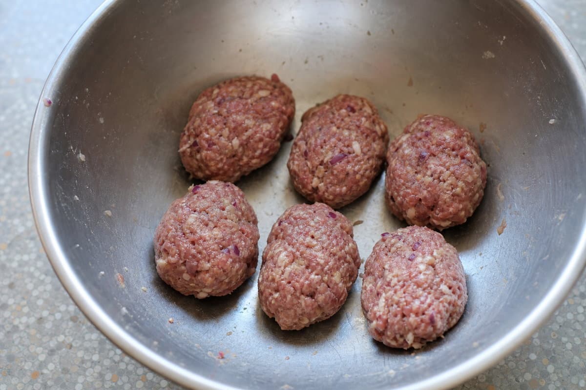 Mix the kofta