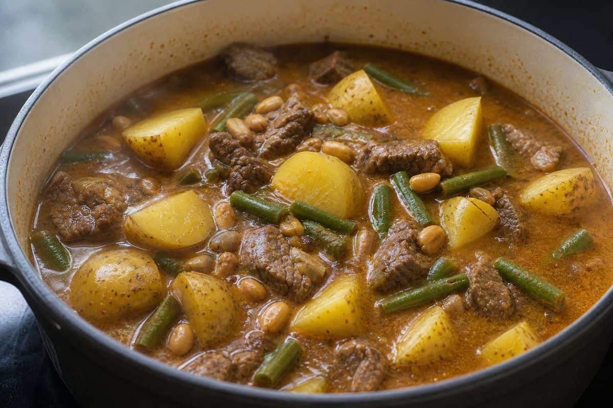 Add the potatoes
