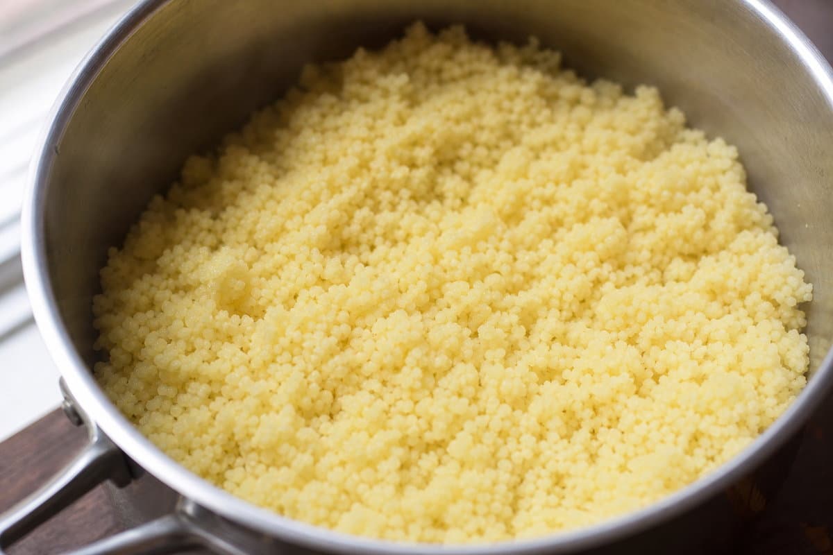 Steam the couscous