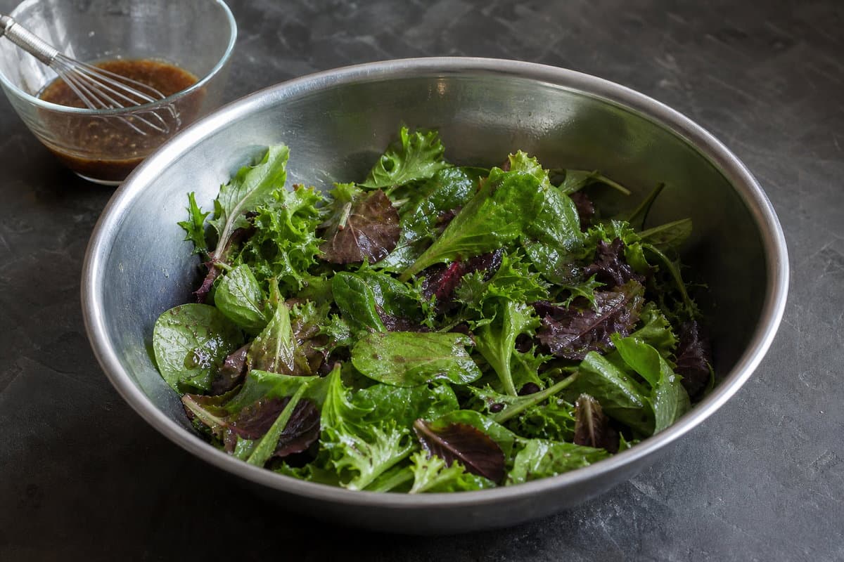 Dress the salad
