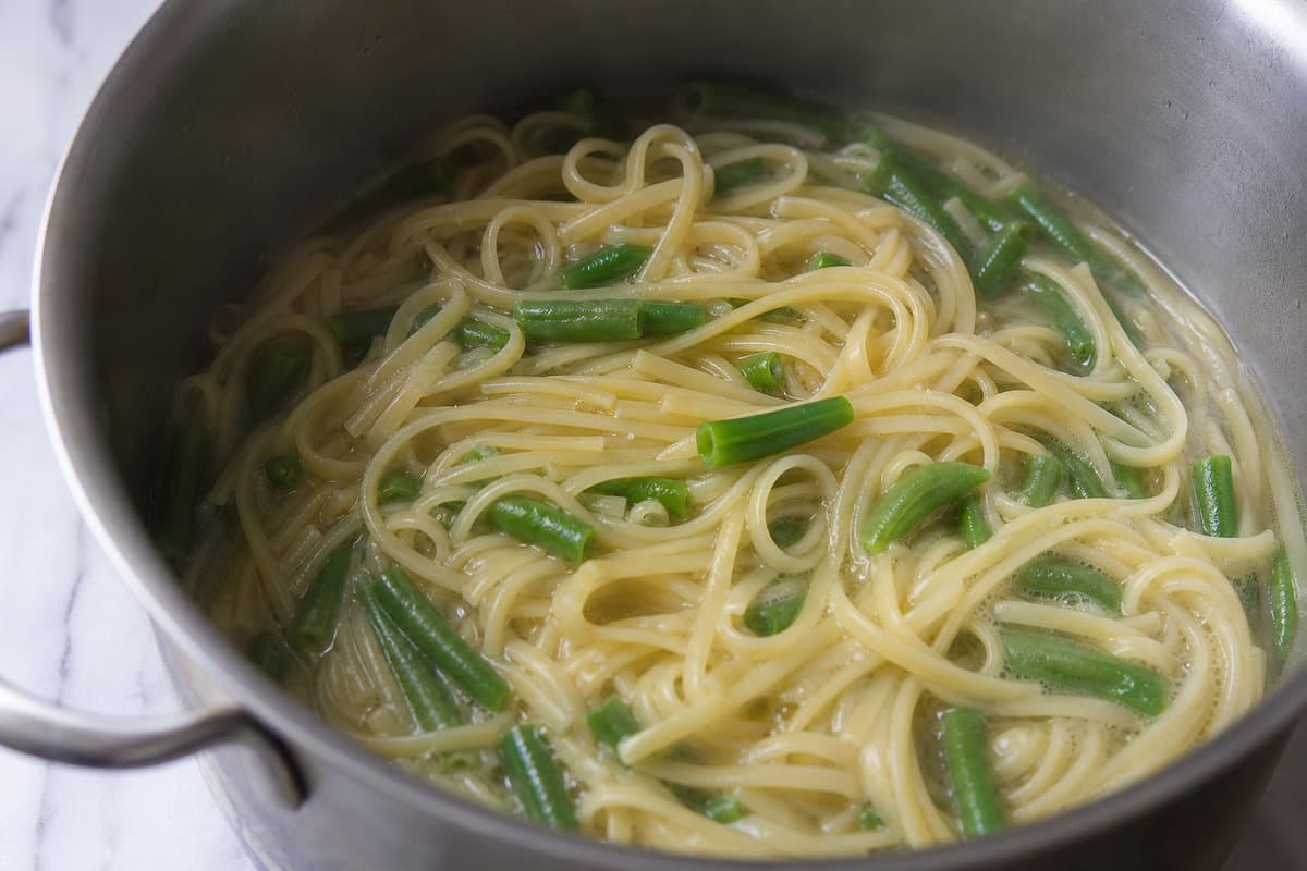 Boil the pasta