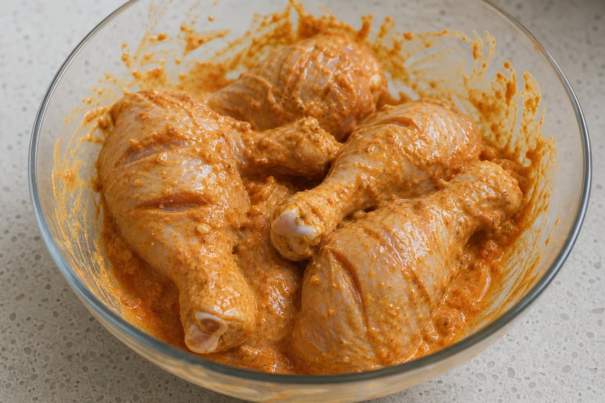 Marinate the chicken