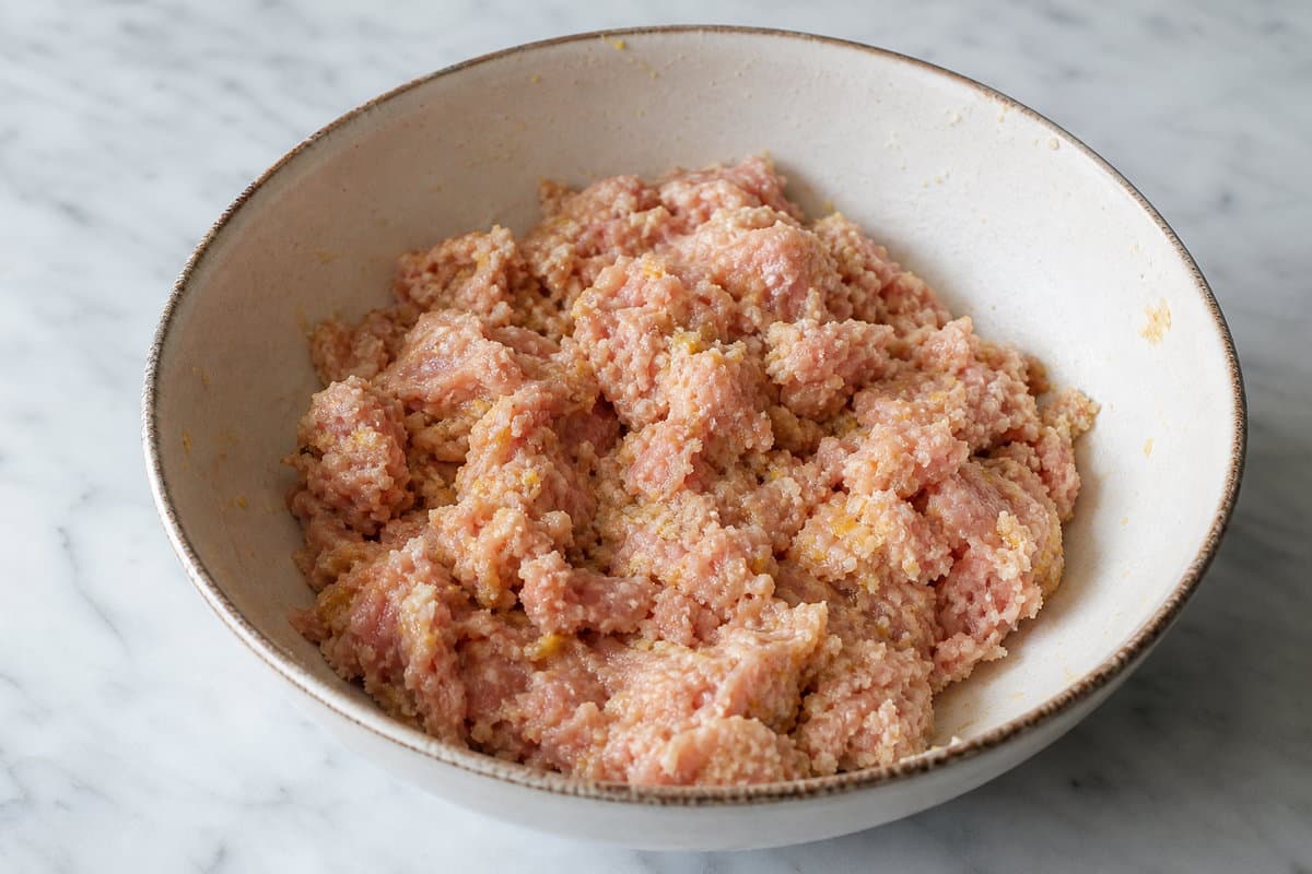 Mix the meatballs