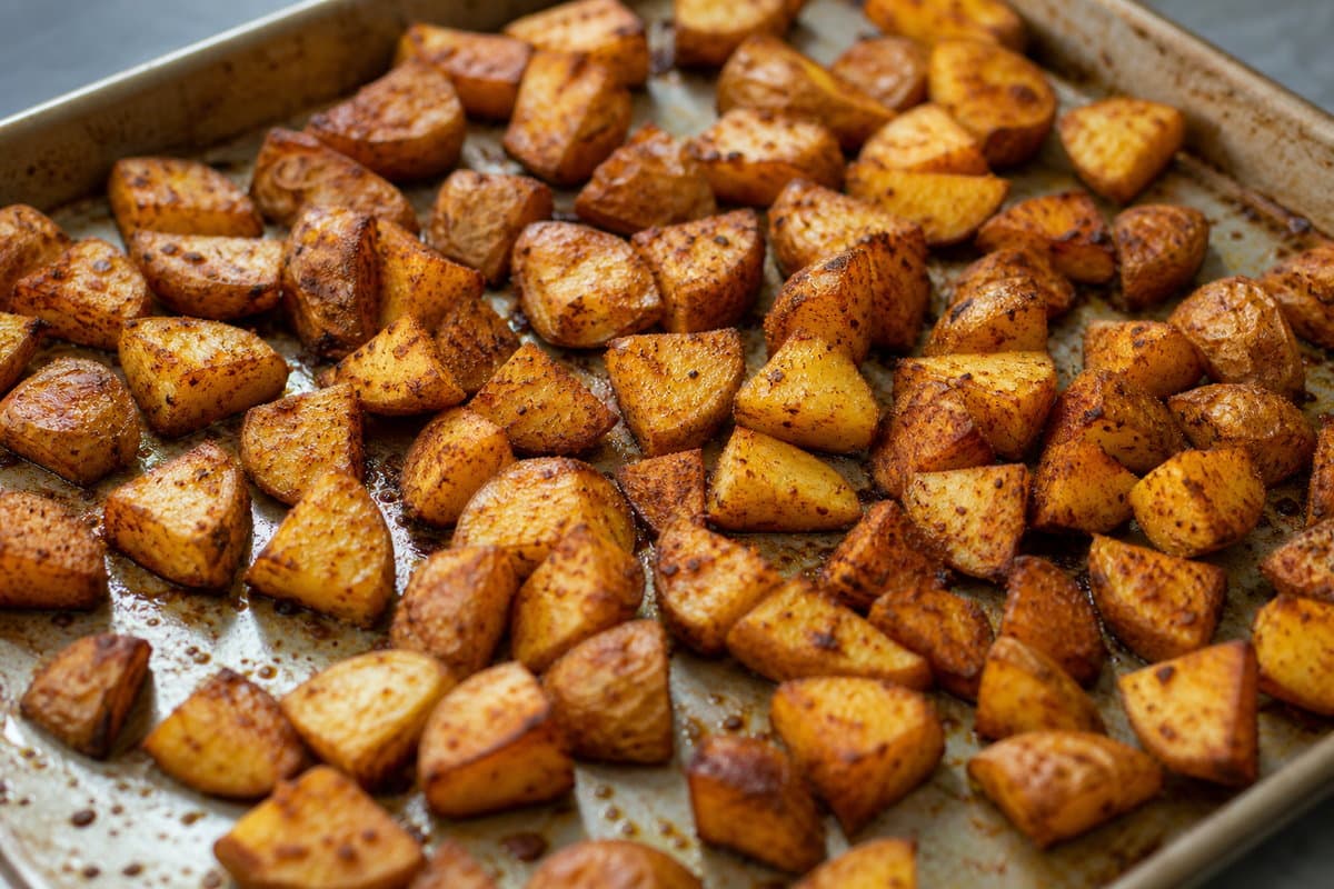 Roast the potatoes