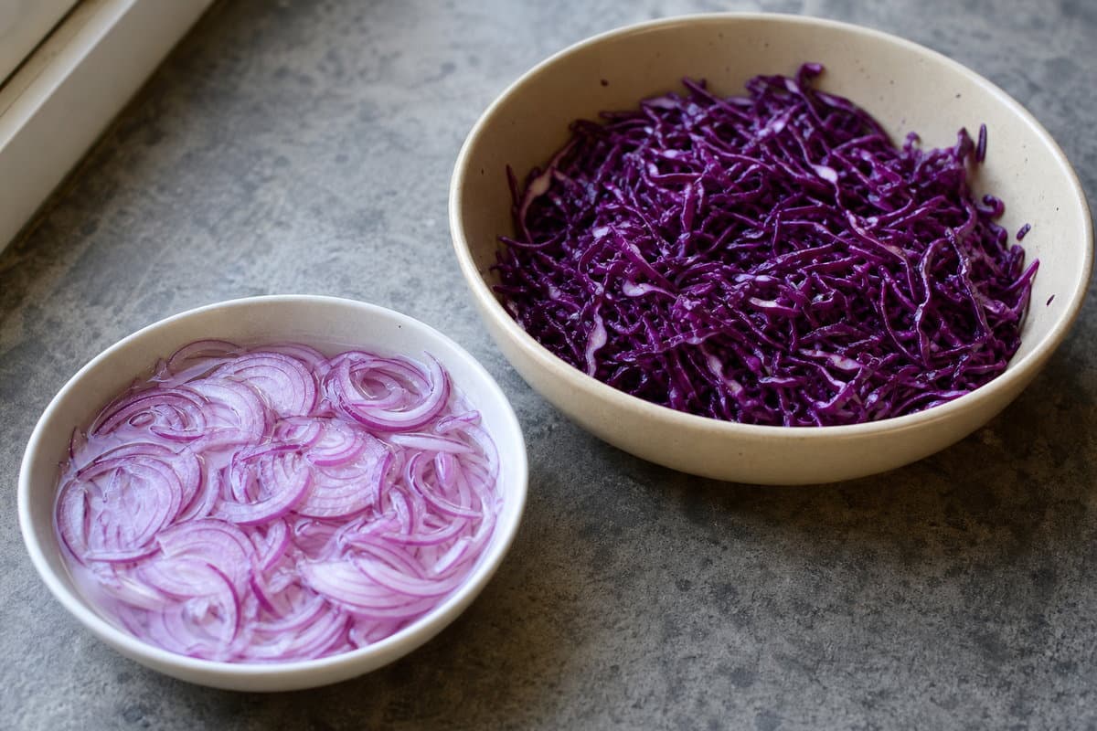 Quick pickle & slaw