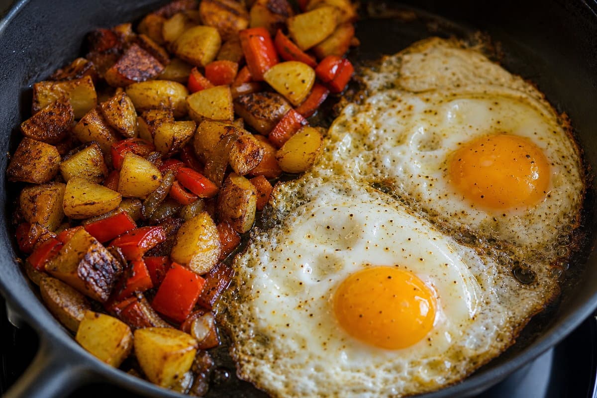 Fry the eggs