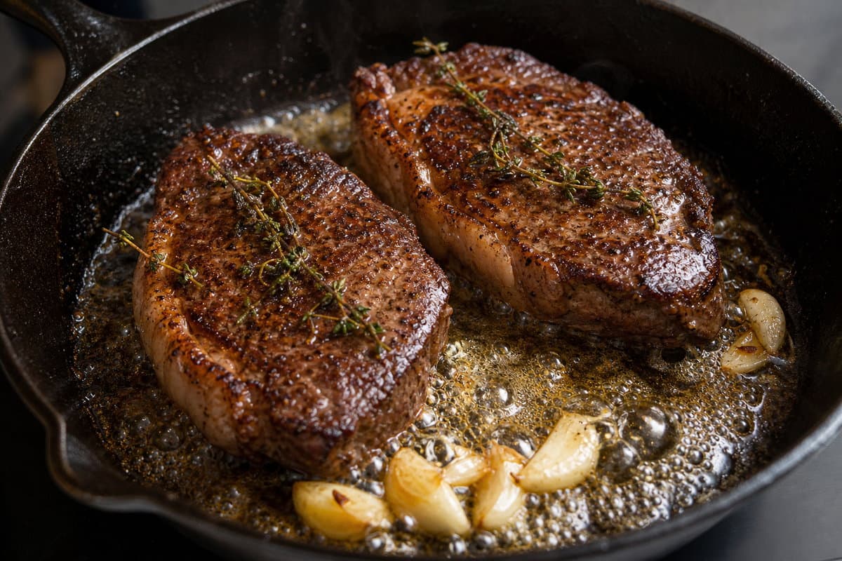 Sear & baste