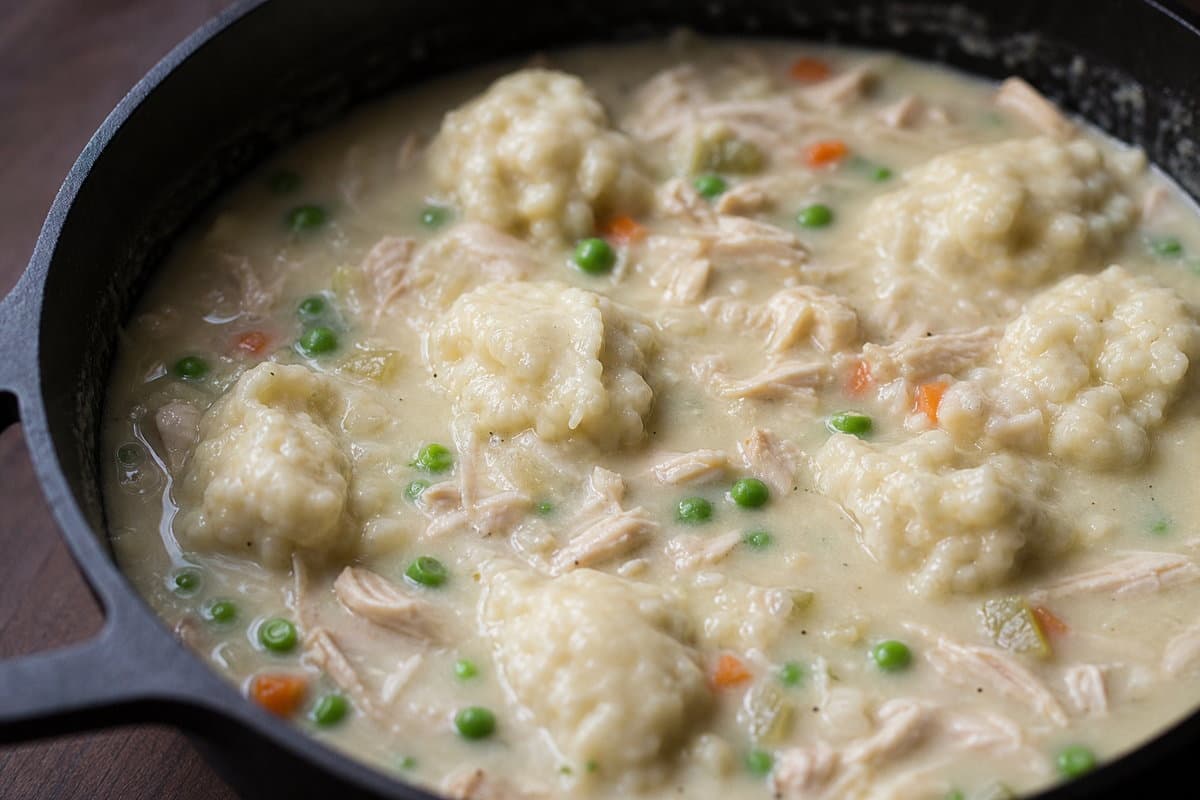 Mix the dumplings