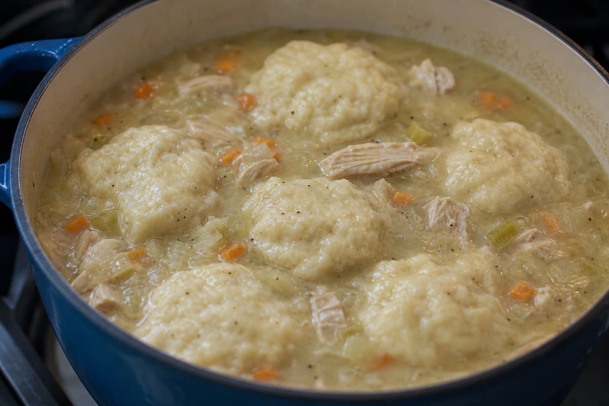 Steam the dumplings