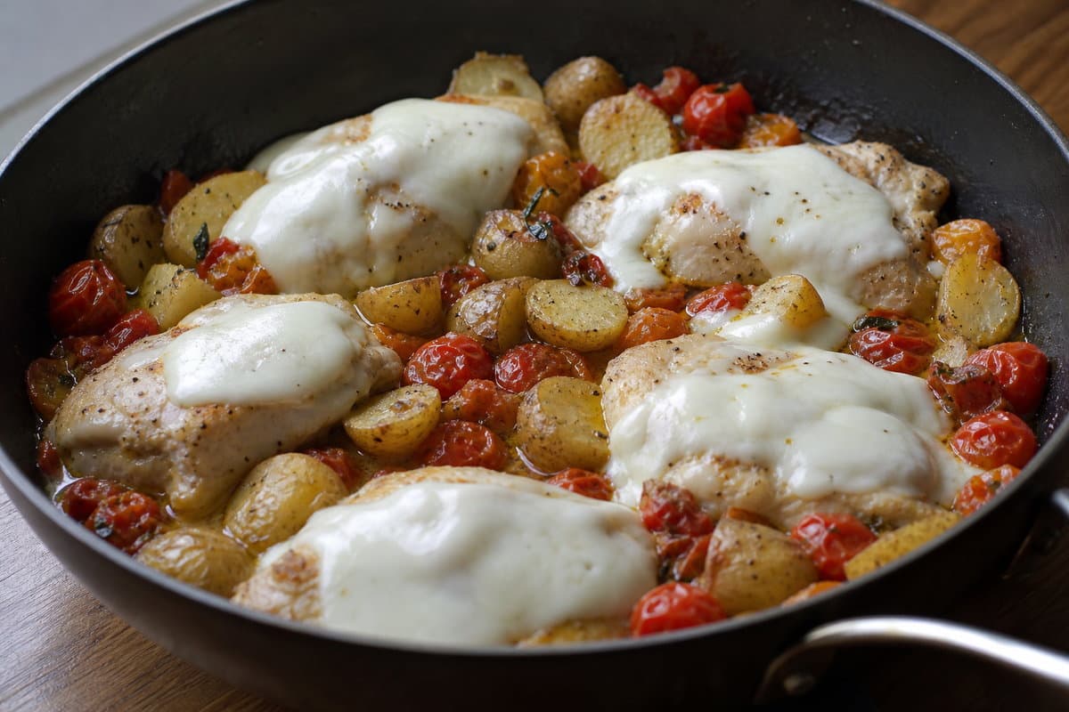 Melt the mozzarella