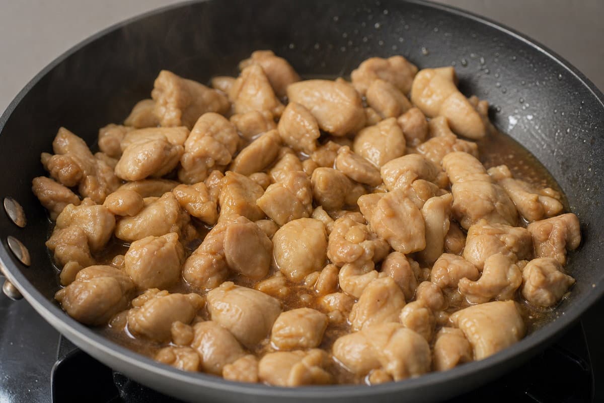 Cook the chicken