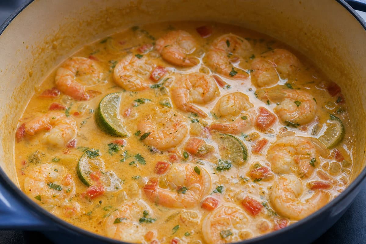 Add the shrimp