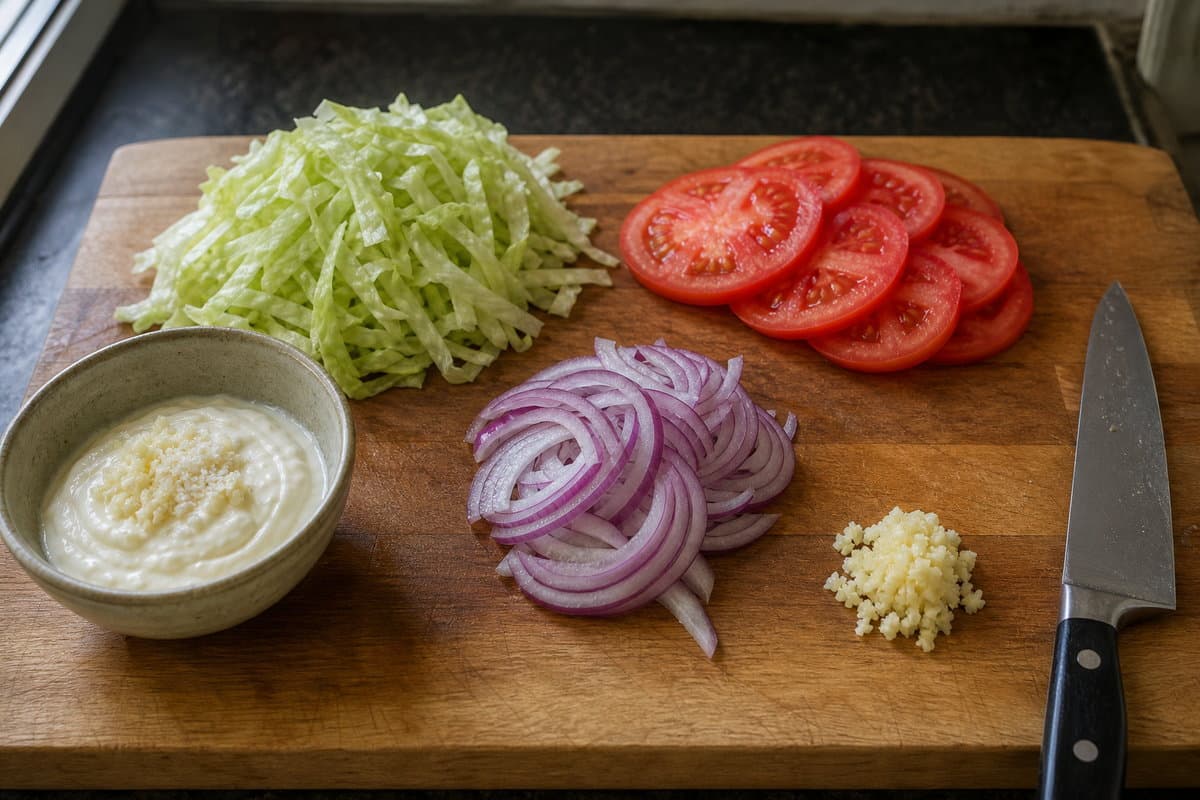 Prep the toppings