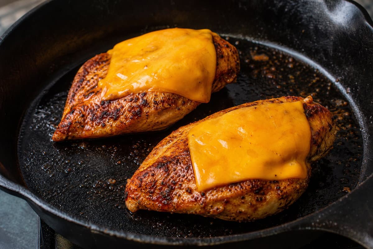Sear the chicken