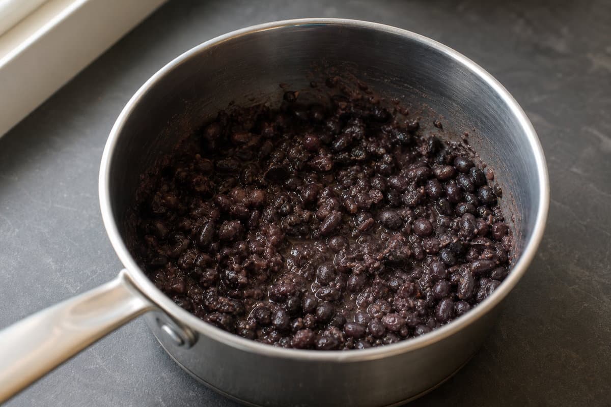 Warm the beans