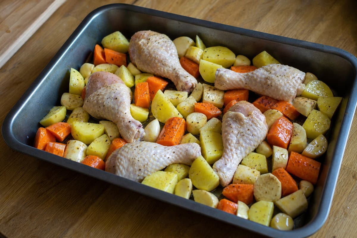 Everything on the pan