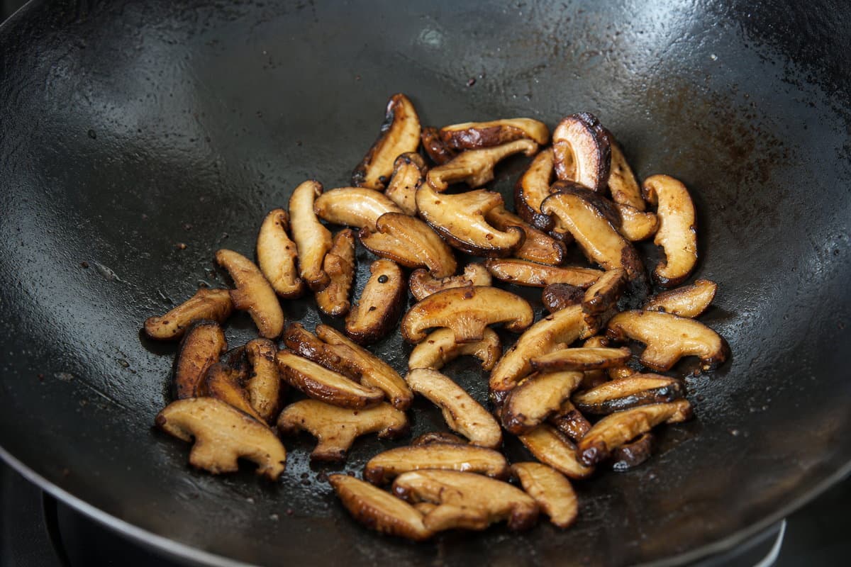 Sear the mushrooms