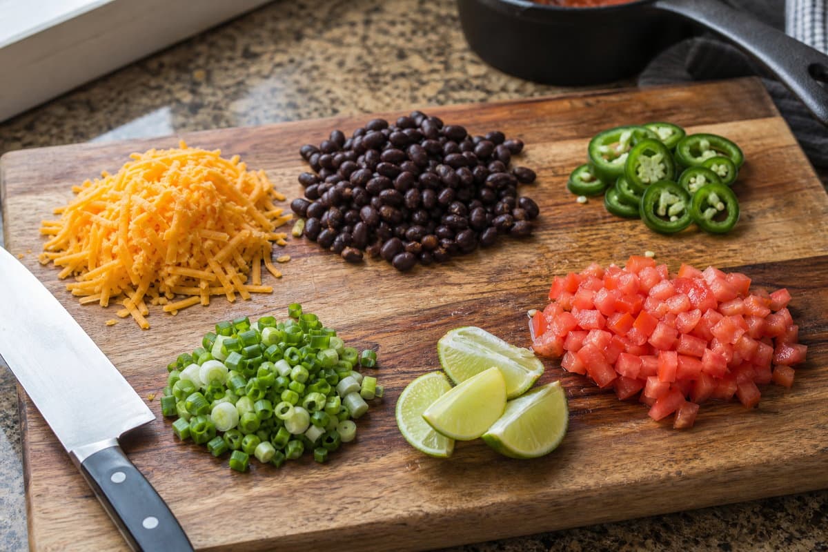 Prep the toppings