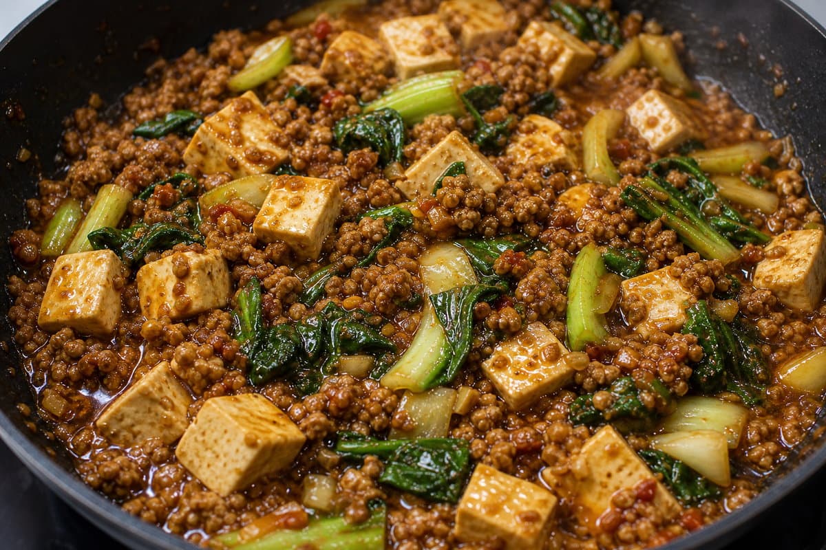 Simmer the tofu