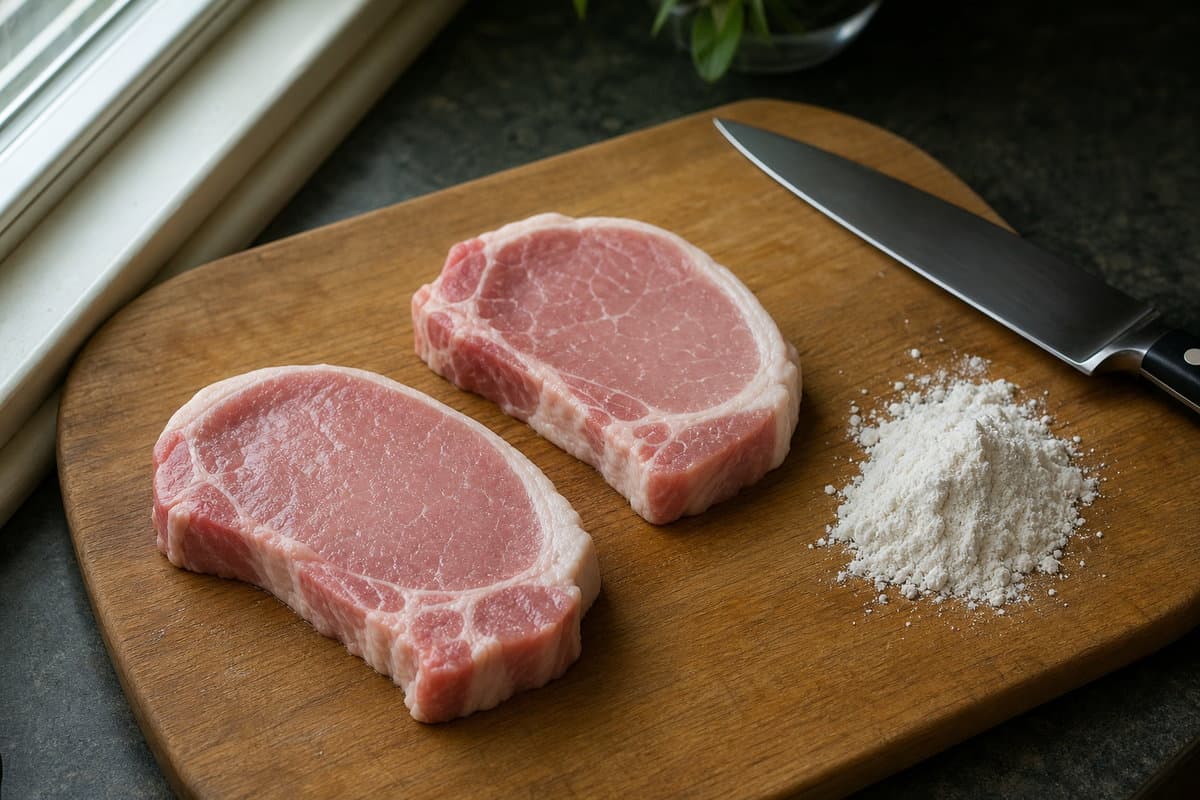 Sear the chops