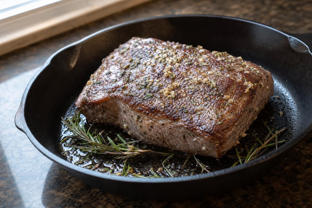 Season and sear