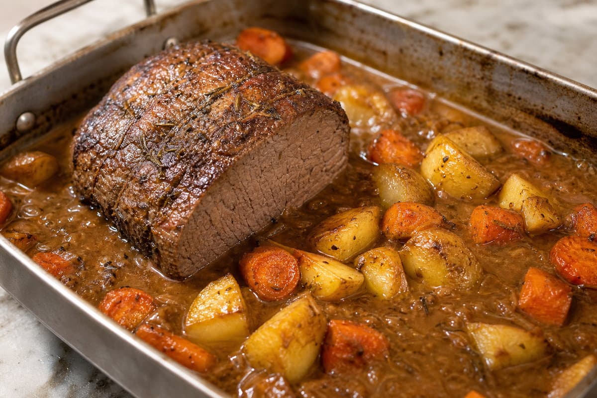 Rest and make the gravy