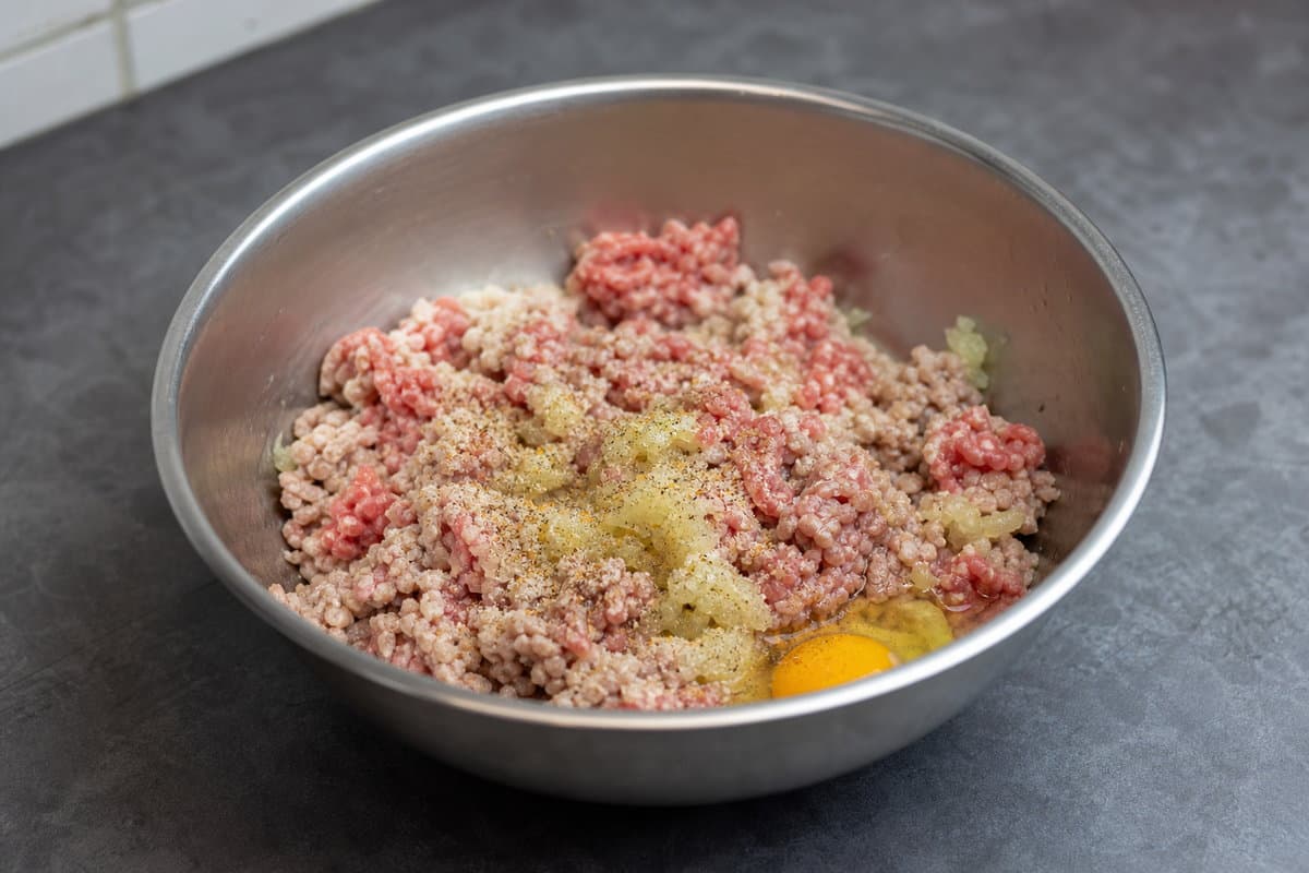 Roll the meatballs
