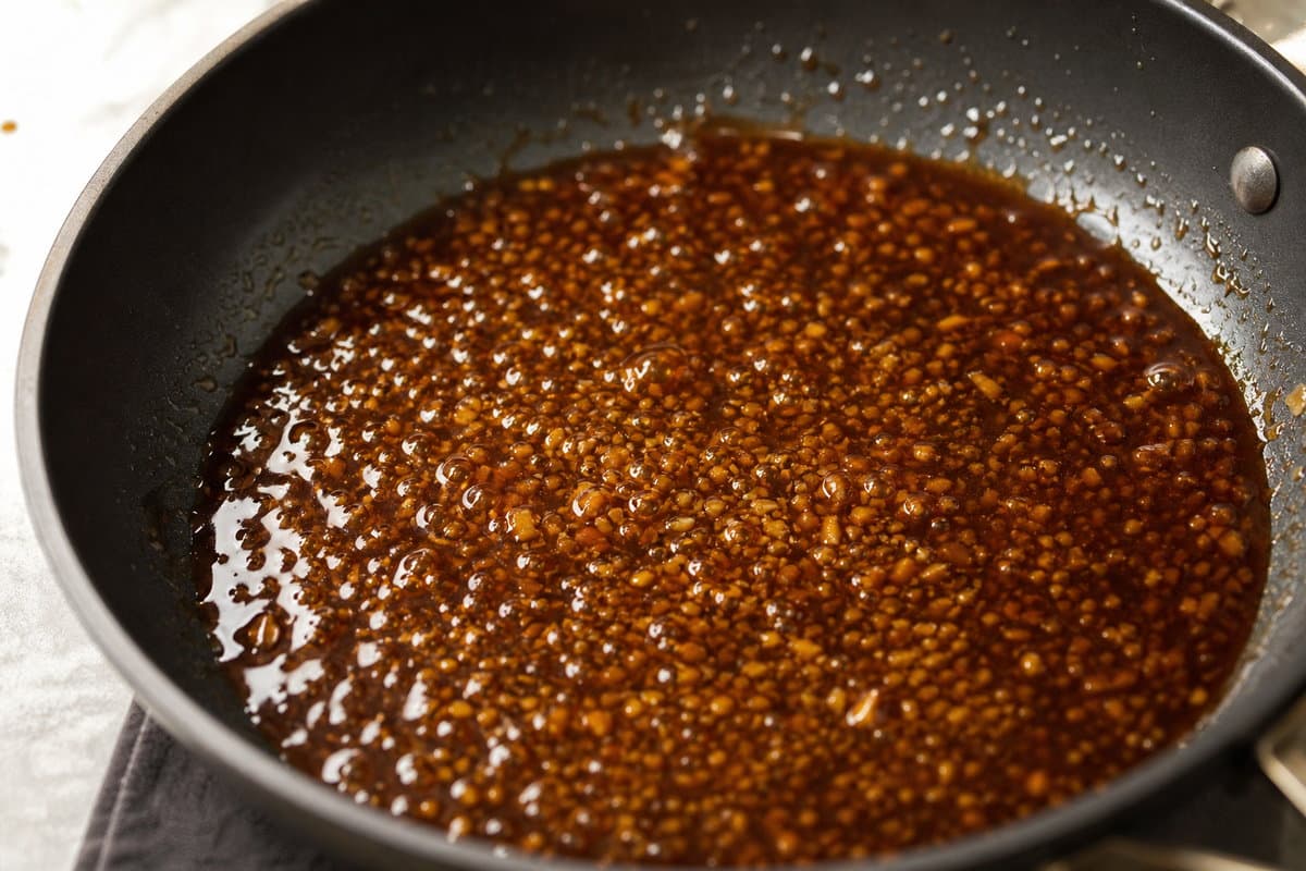 Make the teriyaki sauce